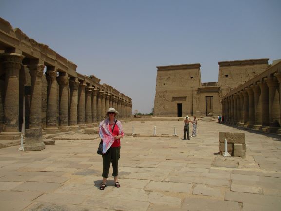 janet at Temple of Isis