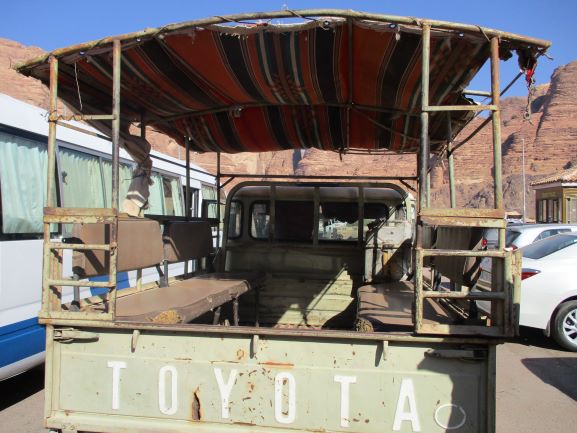 our transport to the desert camp