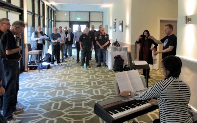 rehearsing every day