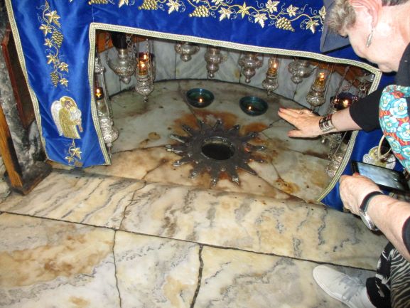 the spot where Jesus was born