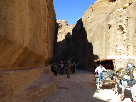 the start of the Siq