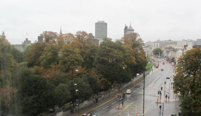 cold wet start to the day