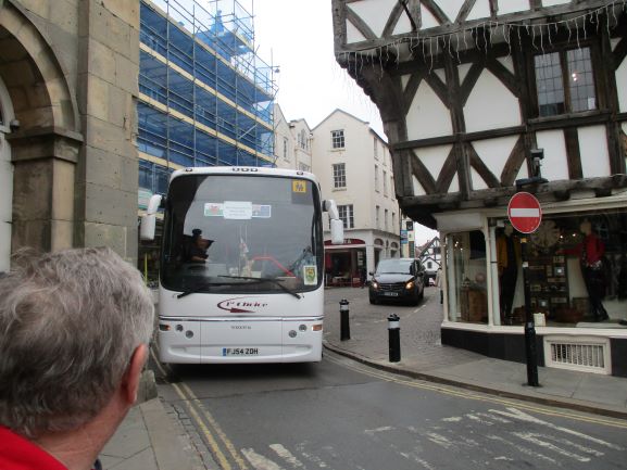 tiny streets big coach