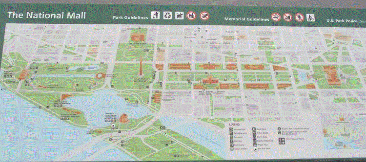 Map of Washington DC